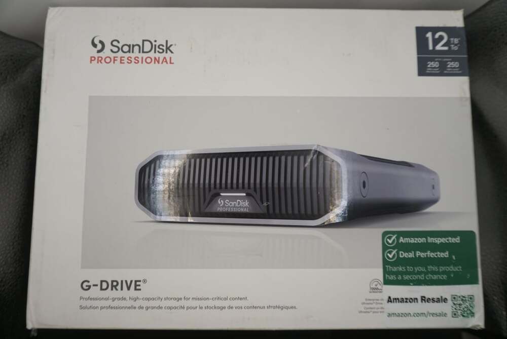 SanDisk Professional 12TB G-DRIVE Enterprise-Class Desktop Hard Drive